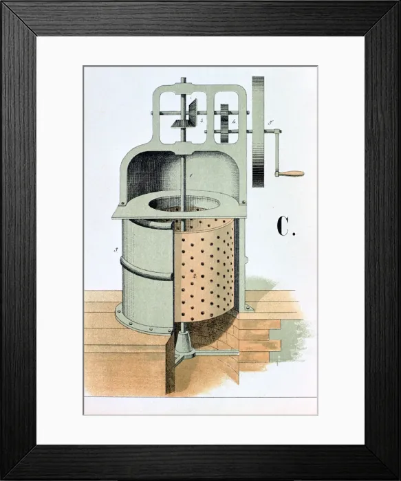 Framed Print : Centrifuge, 1882 Framed Print : Centrifuge, 1882