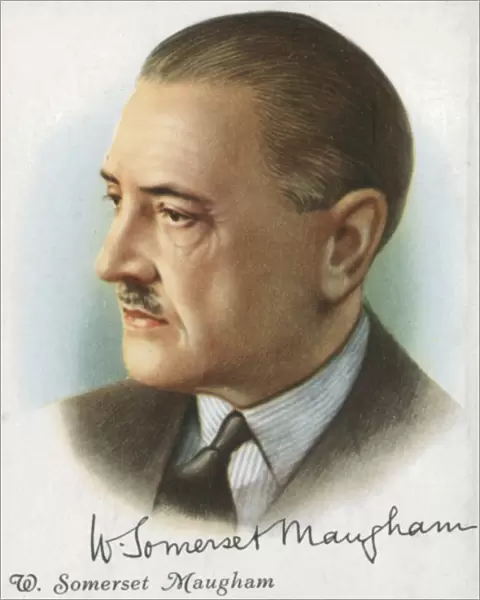 William Somerset Maugham, British author of novels, plays and short stories, 1927