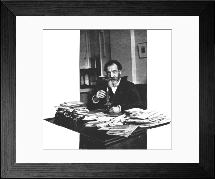 Framed Print : Henri Moissan, French chemist, 1900 Framed Print : Henri Moissan, French chemist, 1900