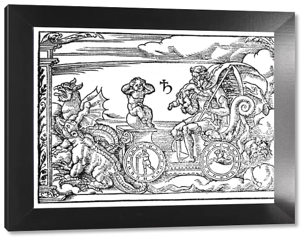 Saturn, Roman god of time, 1569