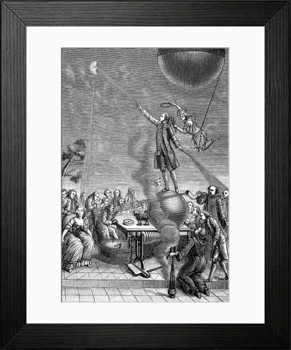 Framed Print : Print satirising Franz Anton Mesmer, 1784 Framed Print : Print satirising Franz Anton Mesmer, 1784