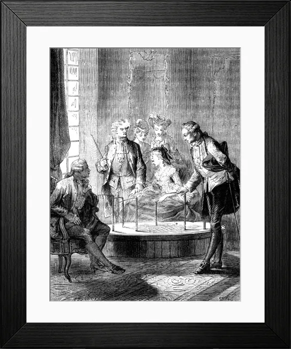 Framed Print : Mesmers tub, c1870 Framed Print : Mesmers tub, c1870