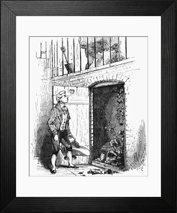 Framed Print : Coal delivery, 1860 Framed Print : Coal delivery, 1860