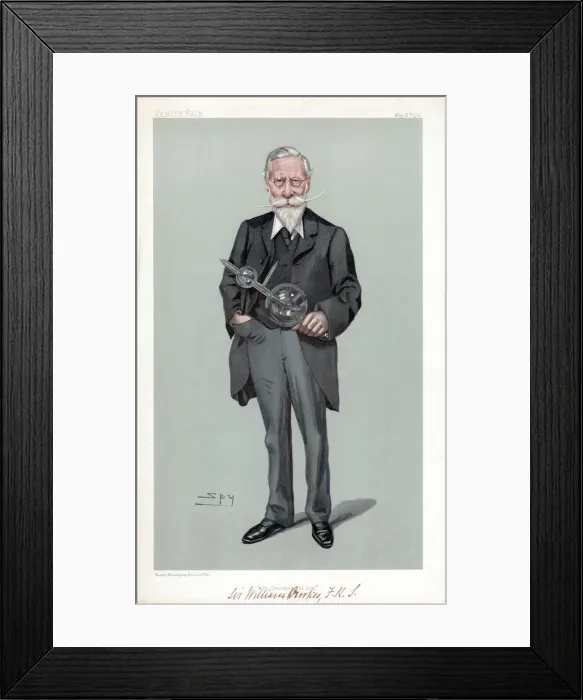 Framed Print : William Crookes, British physicist and chemist, 1903. Artist: Spy Framed Print : William Crookes, British physicist and chemist, 1903. Artist: Spy