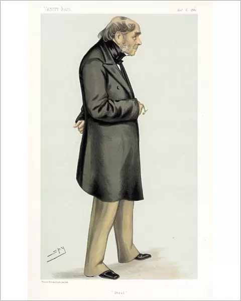 Henry Bessemer, British engineer, inventor and industrialist, 1880. Artist: Spy