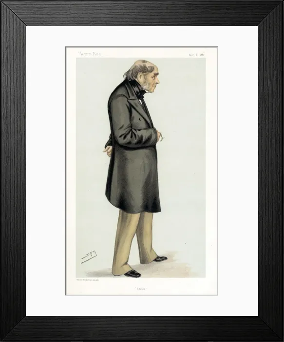 Framed Print : Henry Bessemer, British engineer, inventor and industrialist, 1880. Artist: Spy Framed Print : Henry Bessemer, British engineer, inventor and industrialist, 1880. Artist: Spy