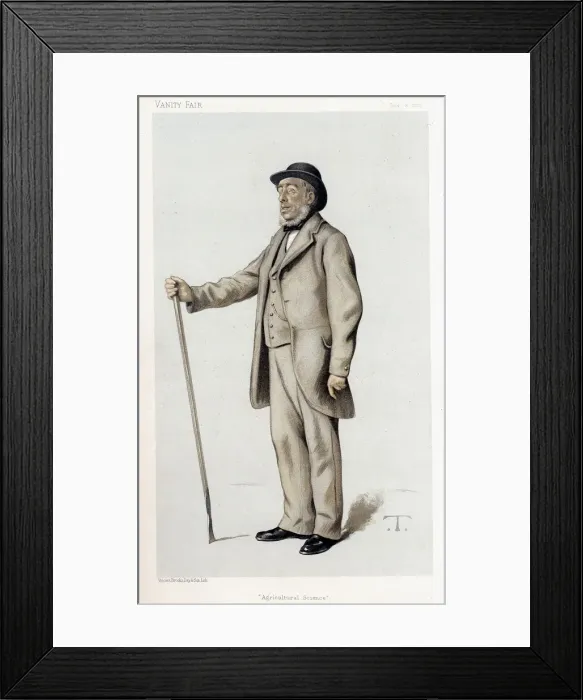 Framed Print : John Bennet Lawes, British agriculturalist, 1882 Framed Print : John Bennet Lawes, British agriculturalist, 1882