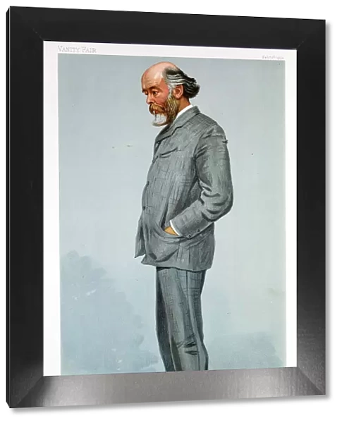 Oliver Lodge, British physicist, 1904. Artist: Spy