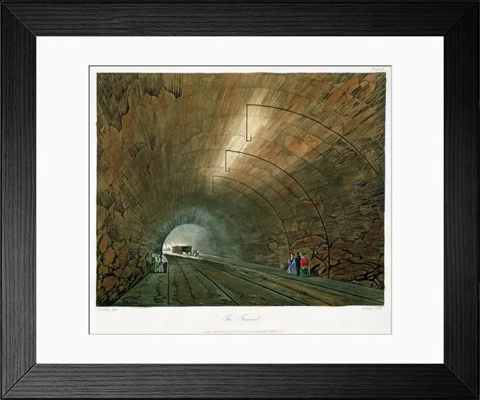 Framed Print : The Tunnel, 1831. Artist: Henry Pyall Framed Print : The Tunnel, 1831. Artist: Henry Pyall