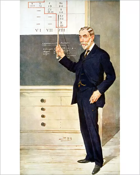 William Ramsay, Scottish chemist, 1908. Artist: Spy