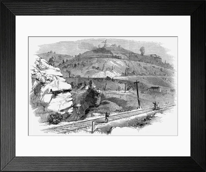 Framed Print : Baltimore and Ohio Railroad, North America Framed Print : Baltimore and Ohio Railroad, North America