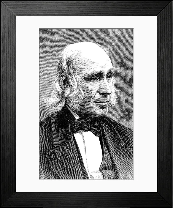 Framed Print : Amos Bronson Alcott (1799-1888), American teacher and transcendentalist Framed Print : Amos Bronson Alcott (1799-1888), American teacher and transcendentalist