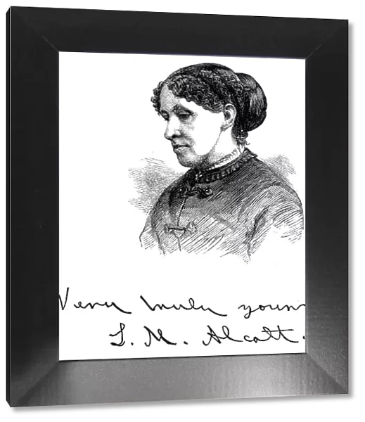Louisa May Alcott (1832-1888), American writer, 1875
