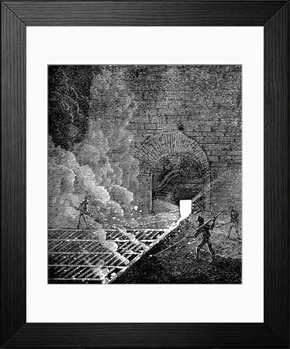 Framed Print : Phoenix Iron and Bridge Works, Phoenixville, Pennsylvania, 1873