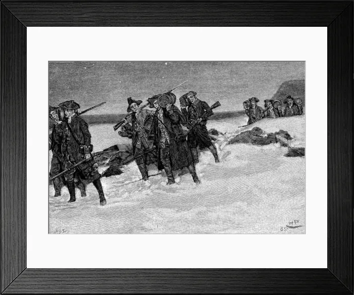 Framed Print : American War of Independence, 1775, (1875) Framed Print : American War of Independence, 1775, (1875)