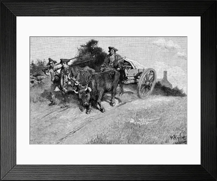 Framed Print : American War of Independence, 1775, (1875) Framed Print : American War of Independence, 1775, (1875)