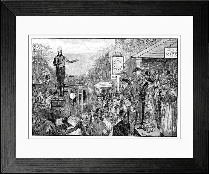 Framed Print : Andrew Jackson (1767-1845), 7th president of the USA, Washington, USA, 1828, (1881) Framed Print : Andrew Jackson (1767-1845), 7th president of the USA, Washington, USA, 1828, (1881)
