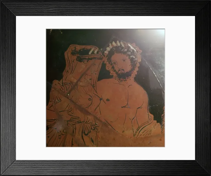 Framed Print : Detail from a krater showing Pluto carrying off Persephone, 4th century BC. Artist: Iliupersis Painter Framed Print : Detail from a krater showing Pluto carrying off Persephone, 4th century BC. Artist: Iliupersis Painter