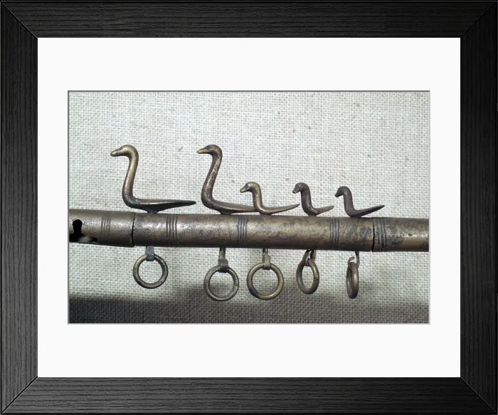Framed Print : Celtic flesh hook, 6th century Framed Print : Celtic flesh hook, 6th century