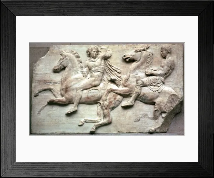 Framed Print : Detail of the Elgin Marbles, 5th century BC Framed Print : Detail of the Elgin Marbles, 5th century BC