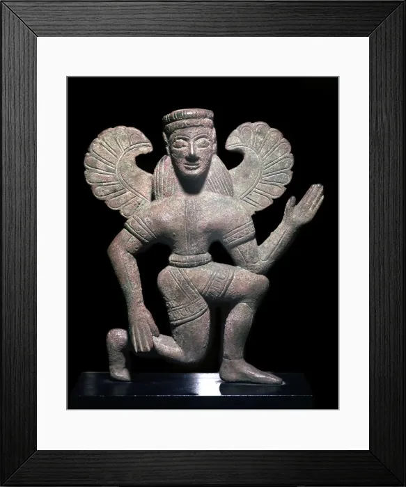 Framed Print : Greek bronze of one of the Eumenides Framed Print : Greek bronze of one of the Eumenides