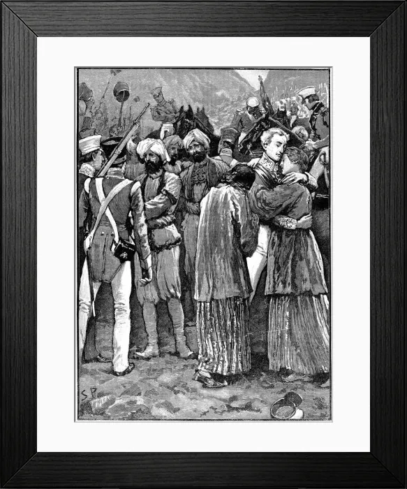 Framed Print : First Anglo-Afghan War (1838-1842), c1885 Framed Print : First Anglo-Afghan War (1838-1842), c1885