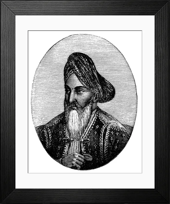 Framed Print : Dost Mohammad Khan (1793-1863) ruler of Afghanistan, c1880 Framed Print : Dost Mohammad Khan (1793-1863) ruler of Afghanistan, c1880