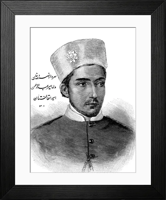 Framed Print : Nasrullalh Khan, 1893 Framed Print : Nasrullalh Khan, 1893