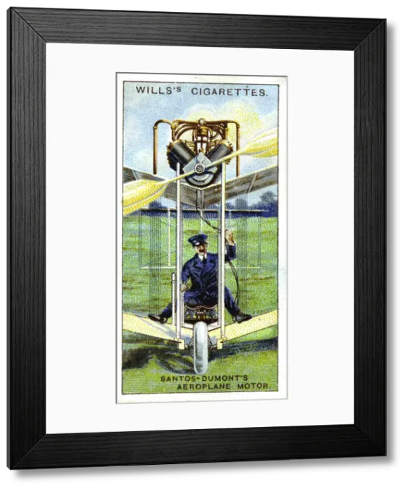Framed Print : Alberto Santos-Dumont, Brazilian aeronaut, first recorded flight in Europe, 1906, (1915) Framed Print : Alberto Santos-Dumont, Brazilian aeronaut, first recorded flight in Europe, 1906, (1915)