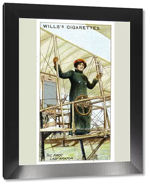 Baroness Raymonde Delaroche, first woman to hold pilots licence, 1909