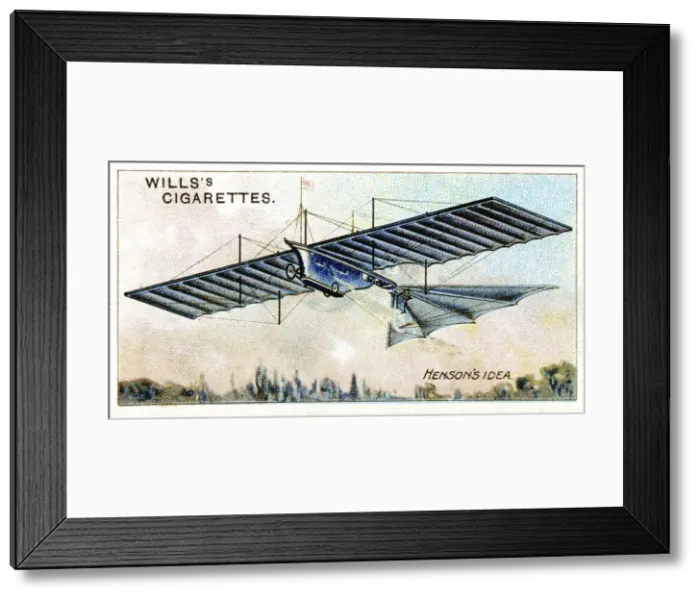 Framed Print : William Hensons Aerial Steam Carriage of 1843 (1910) Framed Print : William Hensons Aerial Steam Carriage of 1843 (1910)