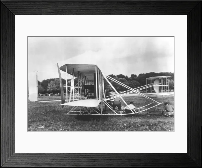 Framed Print : Wright Brothers Military Flyer of 1909 Framed Print : Wright Brothers Military Flyer of 1909