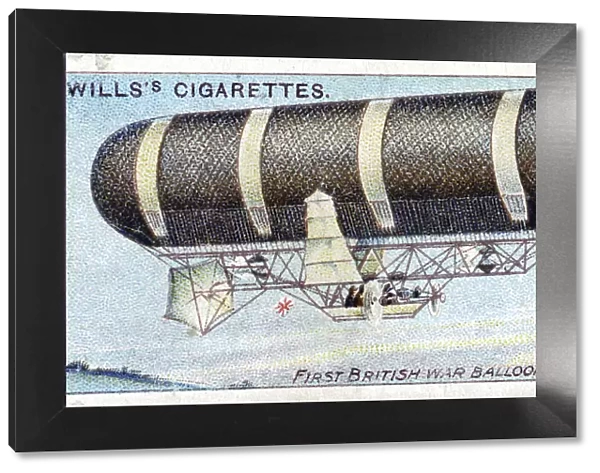 Nulli Secundus, first British military steerable balloon (dirigible), 1905-1907 (c1910)