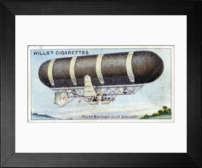 Framed Print : Nulli Secundus, first British military steerable balloon (dirigible), 1905-1907 (c1910) Framed Print : Nulli Secundus, first British military steerable balloon (dirigible), 1905-1907 (c1910)