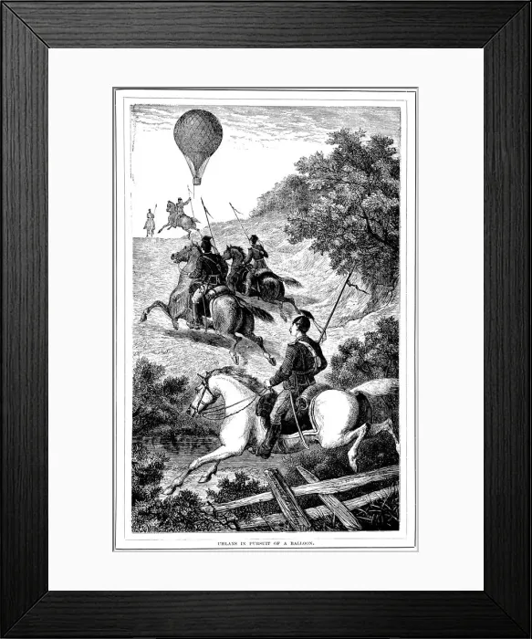 Framed Print : Uhlans in Pursuit of a Balloon, Franco-Prussian War, 1870-1871 (1881) Framed Print : Uhlans in Pursuit of a Balloon, Franco-Prussian War, 1870-1871 (1881)