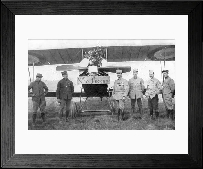 Framed Print : French air ace Adolphe Pegoud, 1914-1915 Framed Print : French air ace Adolphe Pegoud, 1914-1915