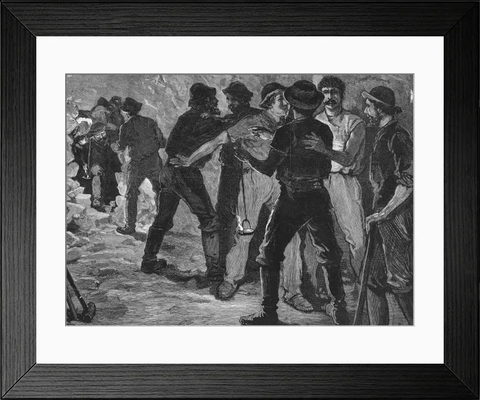 Framed Print : Completion of the St Gotthard Tunnel beneath the Alps, 1880 Framed Print : Completion of the St Gotthard Tunnel beneath the Alps, 1880