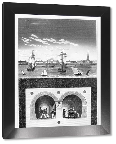 The Thames Tunnel, London, c1825-c1845