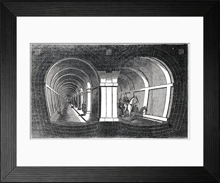 Framed Print : The Thames Tunnel, London, 1832 Framed Print : The Thames Tunnel, London, 1832