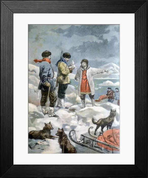 Framed Print : The search for the 1897 Andree expedition to the North Pole Framed Print : The search for the 1897 Andree expedition to the North Pole