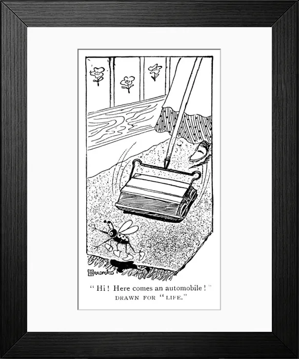 Framed Print : Carpet sweeper, c1900s Framed Print : Carpet sweeper, c1900s