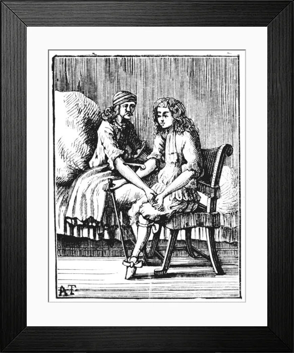 Framed Print : Direct person-to-person blood transfusion, 1679 Framed Print : Direct person-to-person blood transfusion, 1679