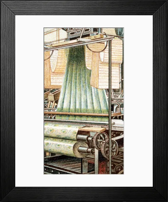 Framed Print : A Jacquard Loom, 1915 Framed Print : A Jacquard Loom, 1915