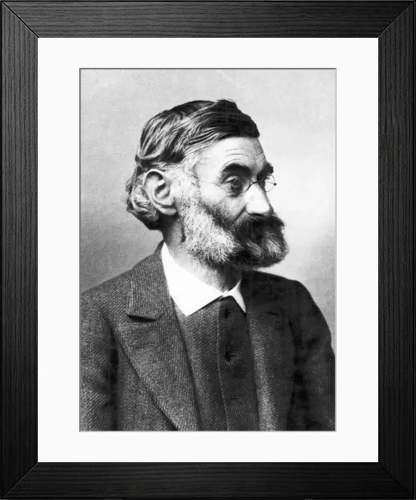 Framed Print : Ernst Abbe (1840-1905), German physicist