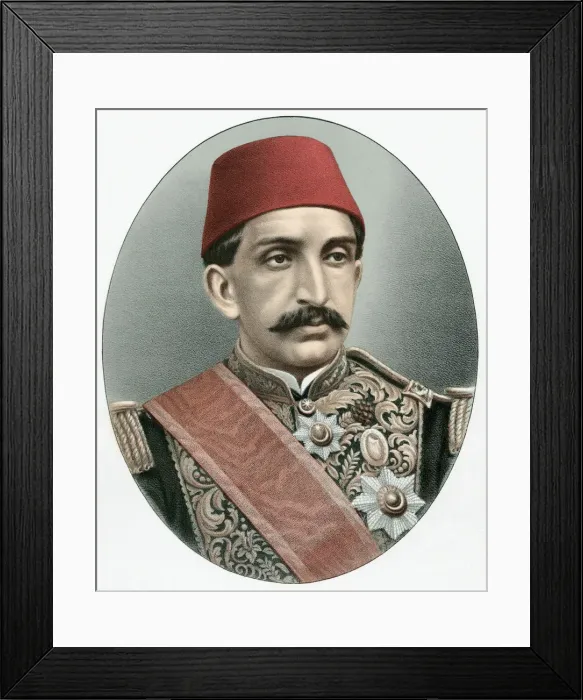 Framed Print : Abdul Hamid II (1842-1918), last Sultan of Turkey, c1880 Framed Print : Abdul Hamid II (1842-1918), last Sultan of Turkey, c1880