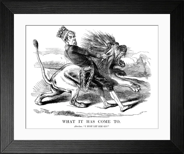 Framed Print : George Gordon, 4th Earl of Aberdeen (1784-1860), Scottish statesman, 1854 Framed Print : George Gordon, 4th Earl of Aberdeen (1784-1860), Scottish statesman, 1854