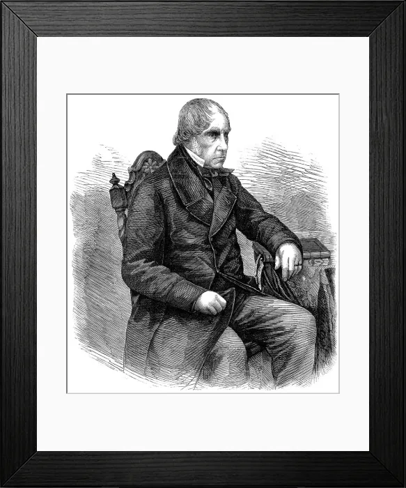 Framed Print : George Gordon, 4th Earl of Aberdeen (1784-1860), Scottish statesman, 1860 Framed Print : George Gordon, 4th Earl of Aberdeen (1784-1860), Scottish statesman, 1860