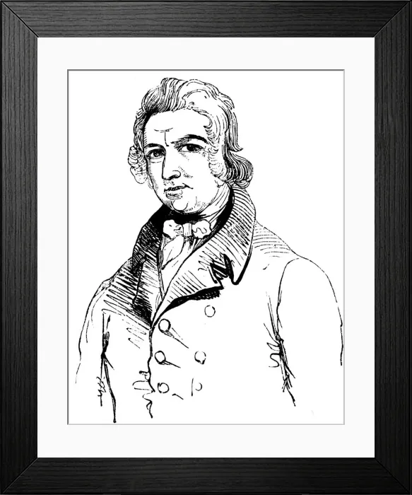 Framed Print : John Abernethy (1764-1831), English surgeon and physiologist Framed Print : John Abernethy (1764-1831), English surgeon and physiologist