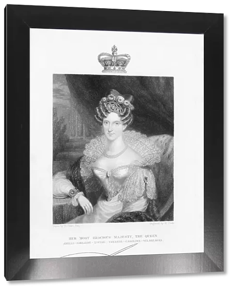 Adelaide of Saxe-Coburg Meiningen, German-born Queen-consort of William IV, 1832