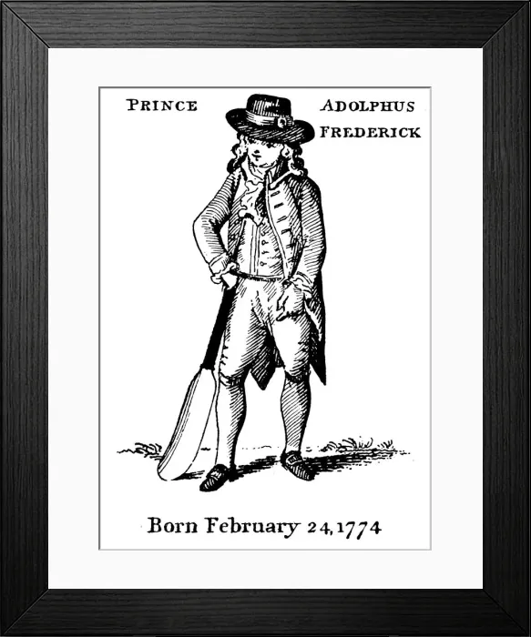 Framed Print : Adolphus Frederick, Duke of Cambridge (1774-1850), English prince, late 18th century Framed Print : Adolphus Frederick, Duke of Cambridge (1774-1850), English prince, late 18th century